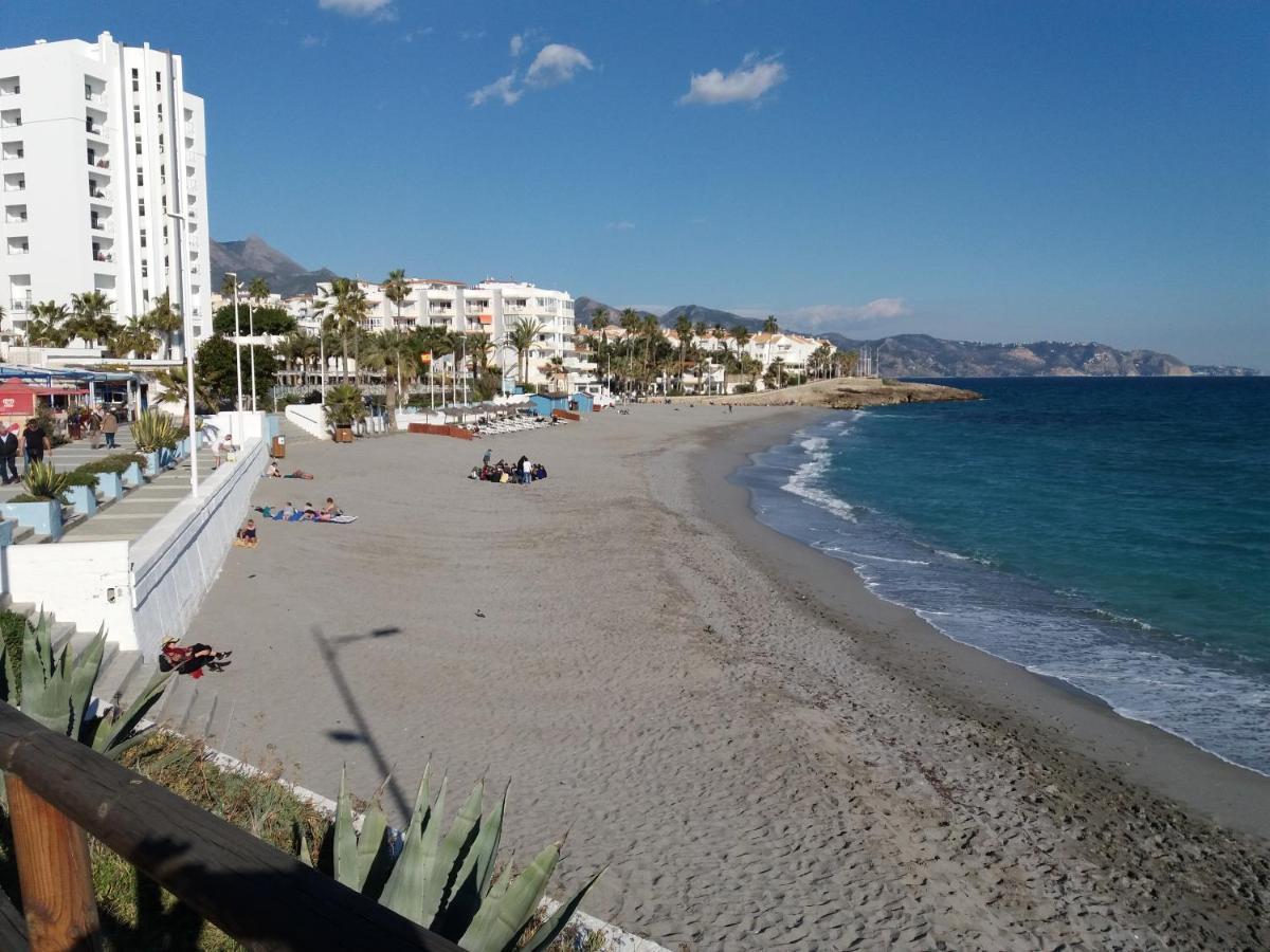 Playa Torrecilla Piscina Centro 2 Habitaciones Нерха Екстер'єр фото